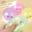 HFTOY Mềm Hấp Buns Pinch Đồ Chơi Mô Phỏng Bánh Mì Squishy Trang Trí Máy Tính Để Bàn Đàn Hồi Cho Phòng Học Tập Hoặc Thư Giãn Văn Phòng ~