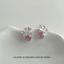 Nhỏ Giọt Men Hoa Pha Lê Bông Tai Đá Phiên Bản Hàn Quốc Siêu Nhấp Nháy Lớn Zircon Bông Tai Nhỏ Tinh Tế Thời Trang Phù Hợp Với Nữ