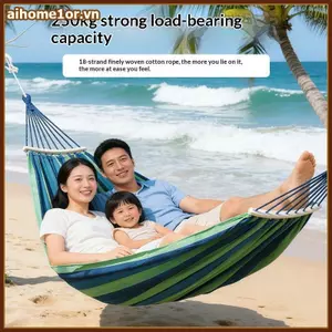 AIHOM Hạng Nặng Người Lớn Ngoài Trời Xoay Hammo Thi Chất Liệu Vải Cắm Trại Sử Dụng Có Thể Gập Lại Và Di Động Dễ Dàng Bảo Quản,