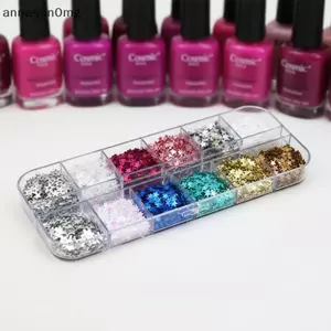 AA Nhiều Màu Sắc Sequin Móng Tay Lấp Lánh Ngôi Sao Năm Cánh Cho DIY Tiệc Cưới Móng Tay Nghệ Thuật Trang Trí VN