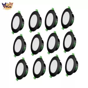 12 Miếng Đèn LED Âm Trần Đèn LED Trang Trí Đơn Giản Thiết Thực Di Động Có Thể Điều Chỉnh Độ Sáng Đèn Cố Định Cho Gia Đình