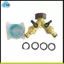 Bộ chia một chia hai van bi sân vườn bằng đồng thau 3 / 4 "Bộ chuyển đổi nước hình chữ Y ba chiều
