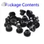 20 Chiếc Đai Ốc Nylon Đen Cho E36 E39 E46 E60 E61 E65 E90 E91 X3 Tuổi Thọ Dài