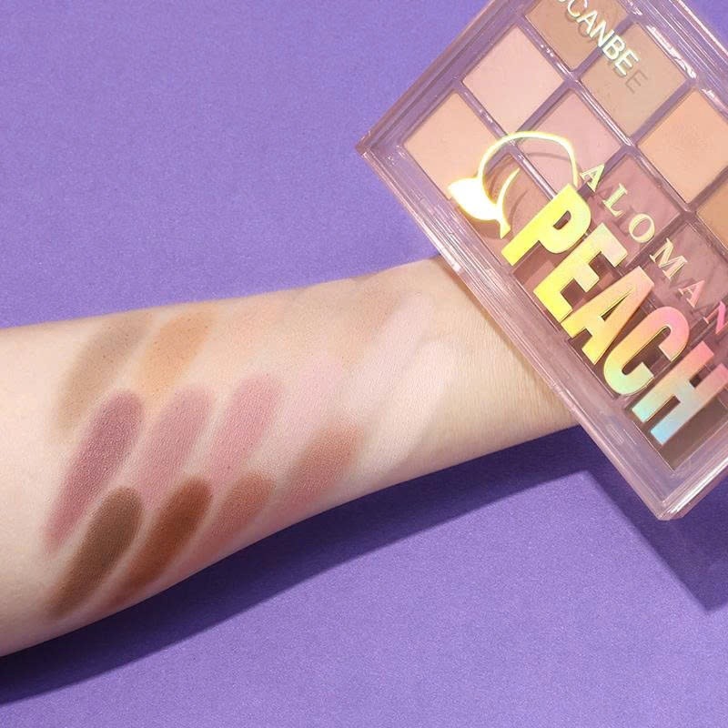 Bảng phấn mắt UCANBE 15 ô nhiều tone màu nghệ thuật trang điểm makeup lên màu mịn lâu trôi ASHU
