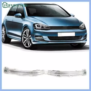 POP Tự Động LED Bật Tín Hiệu Góc Đèn Gương Bên Ngoài Blinker Đèn Hội Cho Golf 7 MK2 MK7 5G0949101 Cài đặt dễ dàng