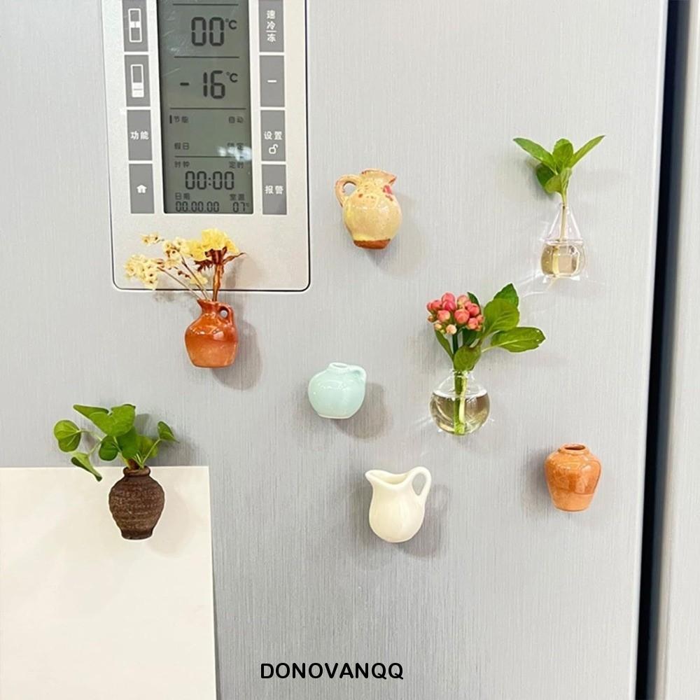 DONOVANQQ Bình Mini Nam Châm Tủ Lạnh, Tủ Lạnh Bình Handmade Độc Đáo, DIY Craft Nhựa Nhỏ Trang Trí Bình 3D Trang Trí Đám Cưới