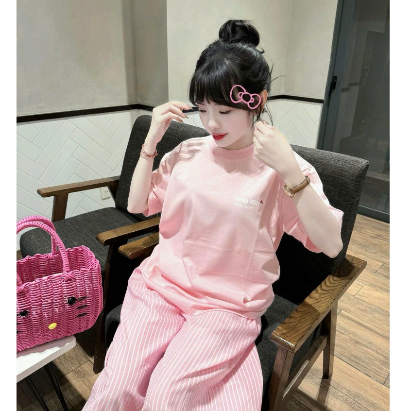（Giao hàng 24h）Angela Áo phông nữ Form Rộng, Áo thun nữ unisex Loại 1 không xù, Chất dày dặn hàng chuẩn đẹp#2