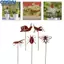 <cosyh>5PCS Rusty Insect Decorative Stakes for Garden Outdoor Iron Animal Decoration