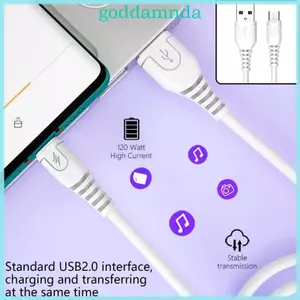 GODD USB2 0 Nam Sang USB 5Pin USB C Nam Cáp Dữ Liệu 2A Dây Sạc Điện Hỗ Trợ Truyền Dữ Liệu Cho Máy Tính Bảng Điện Thoại