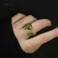 AqToCna Sáng Tạo Ếch Xanh Toad Mở Nhẫn Cho Nữ Thiết Kế Thẩm Mỹ Cá Dễ Thương Hình Động Vật Có Thể Điều Chỉnh Nhẫn Ngón Tay Trang Sức Dự Tiệc AqToCna