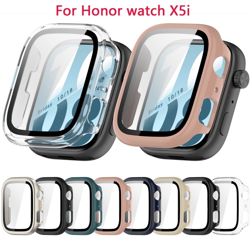 Vỏ Honor Watch X5i Vỏ PC cứng bảo vệ cho vỏ đồng hồ thông minh Vỏ cứng cho HONOR X5I Vỏ bảo hiểm toàn diện Kính phim bảo vệ
