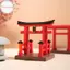 Houdou Thu Nhỏ Torii Cổng Nhật Bản Thần Đền Vườn Đồ trang trí Kiến Trúc Châu Á Cây Cảnh Thiền Vườn Trang Trí Bể Cá Trang Trí Trung Quốc VN