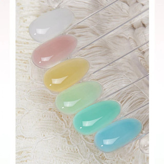 Baoshiman Jelly Gel sữa thủy tinh bán trong suốt UV/LED, keo nghệ thuật cho tiệm làm móng