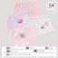 Quần lót Cotton nguyên chất 4 gói dành cho bé gái, thiết kế hình chữ A, phong cách Hàn Quốc.