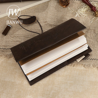 JIANWU Antique Garden Series Vintage Da Tạp Chí Du Lịch Chất Liệu Phong Cảnh Notebook tudent Tiếp Liệu Văn Phòng Phẩm