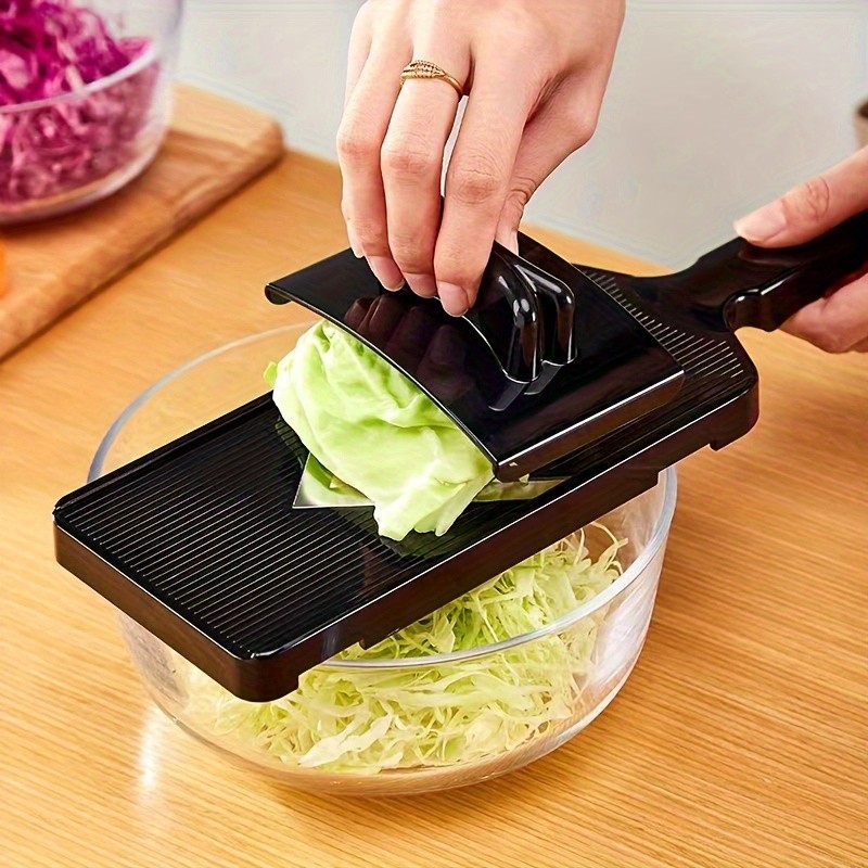 Máy thái bắp cải đa năng, dụng cụ cắt hủy rau bằng tay, thái lát rau xanh Bào sợi, Cắt lát rau, Làm salad, Siêu tốc