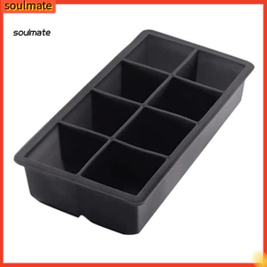 Linh hồn| Khuôn Khay Đá 8 Lưới Silicon An Toàn Thân Thiện Với Môi Trường Khay Đá Viên