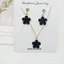 Bán chạy Lucky Four-Leaf Clover Five-Hoa Bông tai Vòng cổ Bộ nhiều mảnh Tính khí Đơn giản Độc đáo Cao cấp