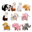 < Pluscloth > Đồ chơi sang trọng bằng điện cho trẻ em - Robot đi bộ Voi Cừu Alpaca Panda Plushie cho trẻ mới biết đi Đồ chơi mô phỏng giáo dục Hoàn hảo cho trẻ em Đông Nam Đồ chơi gấu trúc đi bộ
