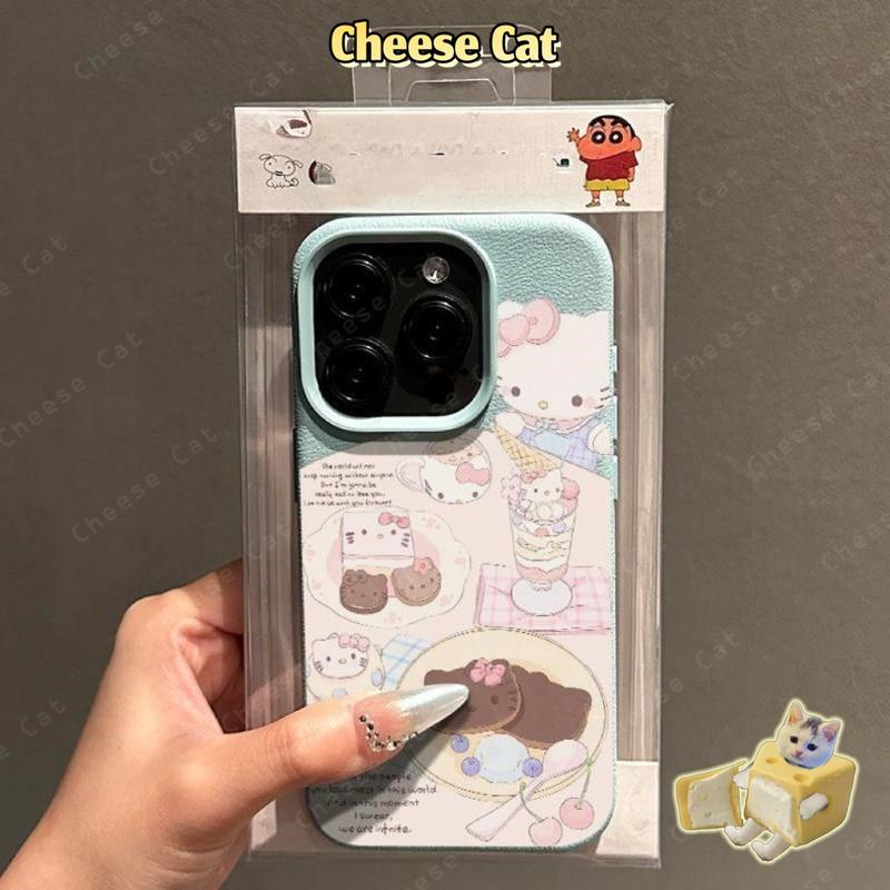 cho Kitty Ốp điện thoại Bánh ngọt cho iPhone 13 14 15 12 11 16 17 Pro Max 17 Air Xs Max XR X 7 8 Plus