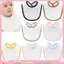 YOI YOI Yếm Cho Bé Sơ Sinh Vải Cotton Có Thiết Kế Màu Trơn Cho Ăn Và Chảy Nước Dãi Unisex Yếm Điều Dưỡng