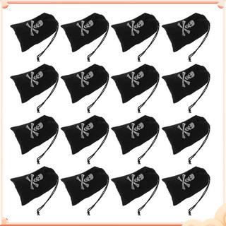 30 Chiếc Túi Trang Trí Tiệc Halloween Túi Goodie Cướp Biển Dây Rút Túi Vàng