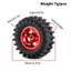 4 36mm 3mm Hex 0.7 "Kim Loại RC Bánh Xích Beadlock Lốp Và Bánh Xe Cho 1 / 30 Trục SCX30 Ford Bronco Wrangler K10 Nâng Cấp Phần