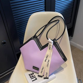 Túi tote đeo vai canvas giản dị phong cách Hàn Quốc