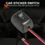Dành cho thuyền ô tô cho gia đình 3 gói nội tuyến KCD1 Rocker Switch 10A 12V SPST Hộp công tắc có tấm gắn tự dính Boar