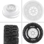 4 80mm 12mm Hex 1 / 14 1 / 16 Sa Mạc Khóa Ngắn Lốp Xe Tải Cho TRAXXAS Mini Slash 1 / 16 SUMMIT E-REV GORGON GROM 4X4 ARRMA 1 / 16 MINI KRATON 3S