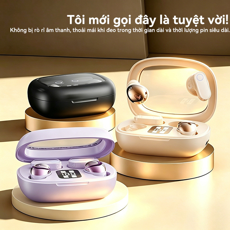 [Hàng Cao Cấp] 2026 Mới - Tai Nghe Bluetooth Không Dây Nhét Tai, màn hình hiển thị pin kỹ thuật số ，Bền Bỉ, Bảo Hành 12 Tháng, Tương Thích iPhone & Android