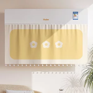 2026 Phong Cách Mới Điều Hòa Không Khí Kính Chắn Gió Vải Chống Trực Tiếp Thổi Velcro Không Đục Lỗ Kính Chắn Gió Hộ Gia Đình Confinement Bé Chống Gió EWV8
