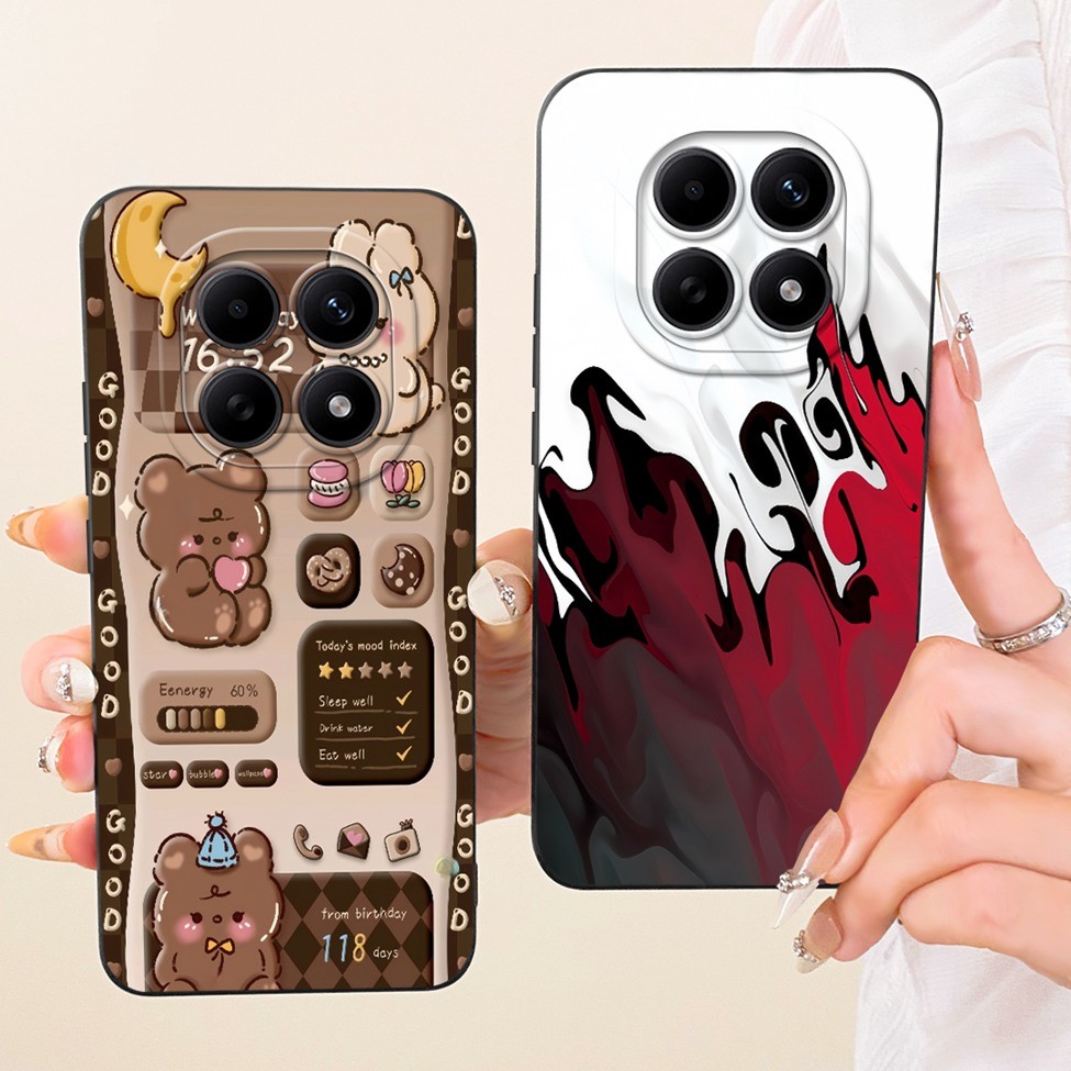 Dành Cho Redmi Note 15 5G Ốp Lưng Mèo Dễ Thương Thời Trang Sang Trọng Tình Yêu Ngộ nghĩnh Vỏ Silicon 25098RA98C