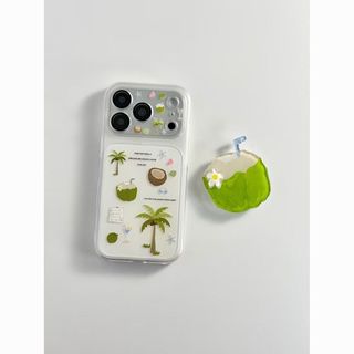 Ốp lưng cây dừa mùa hè, quả dừa, phù hợp iPhone 17/16/15/14/13/12 ProMax, độc đáo