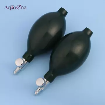 AqToCna Bóng Bơm Hơi Xanh Đậm Máy Bơm Không Khí Cho Máy Đo Huyết Áp Máy Đo Huyết Áp Cầm Tay Chăm Sóc Sức Khỏe Phụ Kiện Bóng Van Kim Loại AqToCna