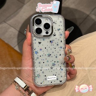 Ốp Lưng Cho IPhone 13 11 16 17 12 14 15 Pro Max 15 16 14 Plus Vỏ mềm hình ngôi sao thời trang Flash Diamond Stars
