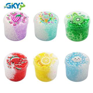 GKY Strawberry Cloud Crunchy Slime Kit Bóng Bọt Trái Cây Rắc Slime Đồ Chơi Quà Tặng Sinh Nhật Đảng Ủng Hộ Cho Bé Gái Và Bé Trai GKY