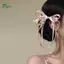 Kẹp tóc hoa anh đào Springevenstar có nơ và chuông cho tuyên bố thời trang mùa xuân lấy cảm hứng từ cổ tích Springevenstar