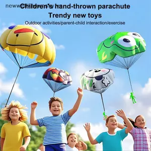 Đồ Chơi Dù Ném Tay Ngoài Trời SKY 1 Chiếc, Trò Chơi Vui Nhộn Cho Bé, Kèm Nhân Vật Lính Mini