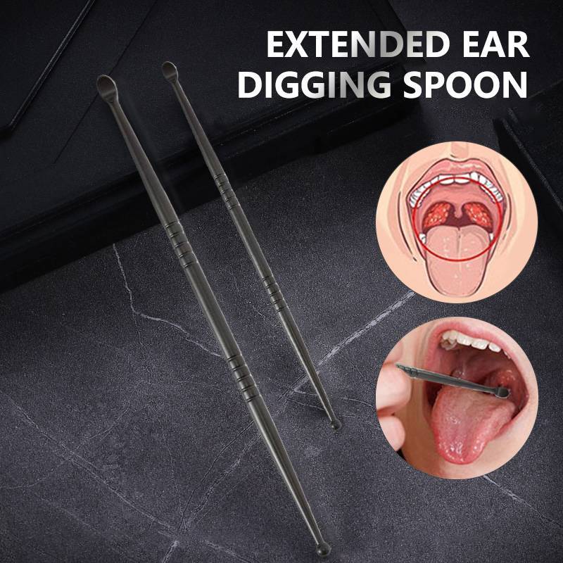 AN.MART 1 chiếc Dụng cụ lấy sỏi Amidan, Dụng cụ vệ sinh tai bằng thép không gỉ, Chăm sóc răng miệng, Dụng cụ chăm sóc sức khỏe