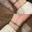 AN.MART Retro Phong Cách Trung Hoa Có Thể Điều Chỉnh Handmade Dây Bím Vòng Tay Đính Hạt Vòng Tay Quyến Rũ Vòng Tay Thời Trang Cặp Đôi Vòng Tay Trang Sức VN
