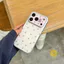 Phone Case For iPhone 17 Pro Max 16 15 Acrylic TPU Dog Puppy Star Cake Aesthetic Korean Cute