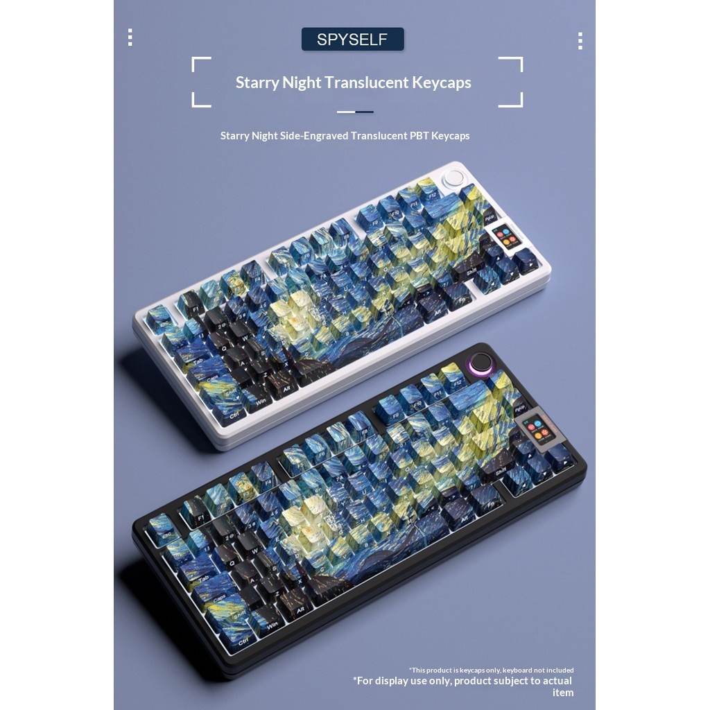 Bộ Keycap Starry Night Của Van Gogh | KCAP - World of keycaps