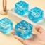 Dễ Thương Bông Tuyết Đá Viên Bóp Đồ Chơi Mềm Mại Thân Thiện Với Da TPR Squishy Đồ Chơi Phục Hồi Chậm Giảm Căng Thẳng Đảng Ủng Hộ Quà Tặng Cho Mọi lứa tuổi