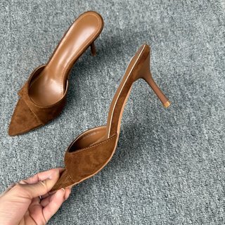 Giày cao gót nữ mũi nhọn Slip-On 35-42