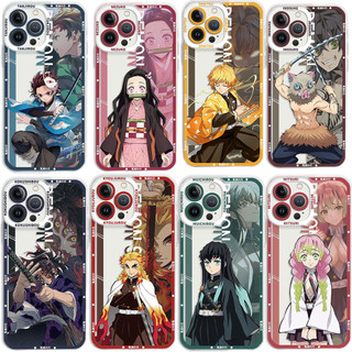 Ốp Lưng Cho OPPO Reno 15F 14F 15 11 12 13 14 Pro 5G Vỏ Điện Thoại Di Động Demon Slayer Kamado Nezuko Tanjirou Zenitsu Inosuke Tokitou Muichirou Mềm Họa Tiết Trong Suốt TPU Camera