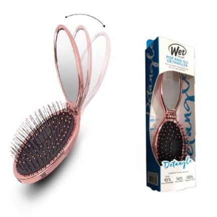 Lược gấp bỏ túi tiện lợi gỡ rối chống rụng tóc WetBrush Pop And Go Detangler