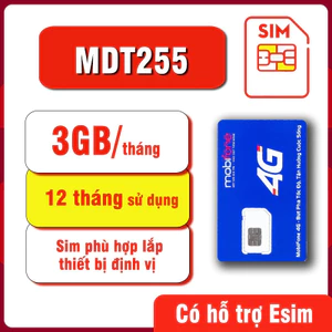 Esim 4G Mobifone,Vinaphone trọn gói 12 tháng 5GB/ ngày MDT50, U1500, D79, D159V, D500 không phải nạp tiền- Hot