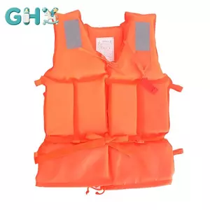 GHX Mới Màu Cam Người Lớn Childen Bọt Nổi Bơi Cuộc Sống Jaet Vest Có Còi Thuyền Áo Câu Cá Bơi Trôi Vest VN
