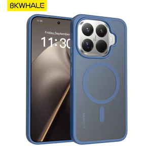Ốp lưng chống rơi từ tính BKWHALE Thích hợp cho Xiaomi 17 Pro Max 15T 15T PRO Skin Feel Phone Case Matte Anti Shock Cover